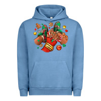 Pigment Pebble Blue Christmas black girl sneakers Urban Hoodie - RanaPortraitStore