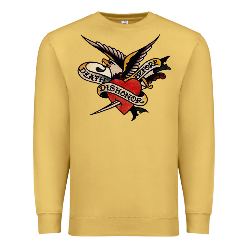 Sailor Jerry Tattoo Art Military Mermaid Premium Sweatshirt by artisFamous | Teevron