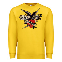 Lemon sailor jerry tattoo art military mermaid Premium Sweatshirt - artisFamous