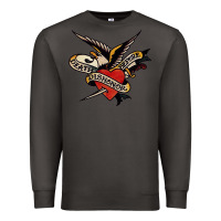Smoke sailor jerry tattoo art military mermaid Premium Sweatshirt - artisFamous