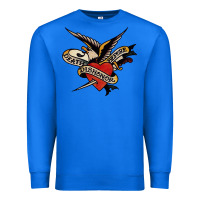 True Royal sailor jerry tattoo art military mermaid Premium Sweatshirt - artisFamous