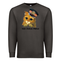 Smoke cat tama train station master Premium Sweatshirt - artisFamous