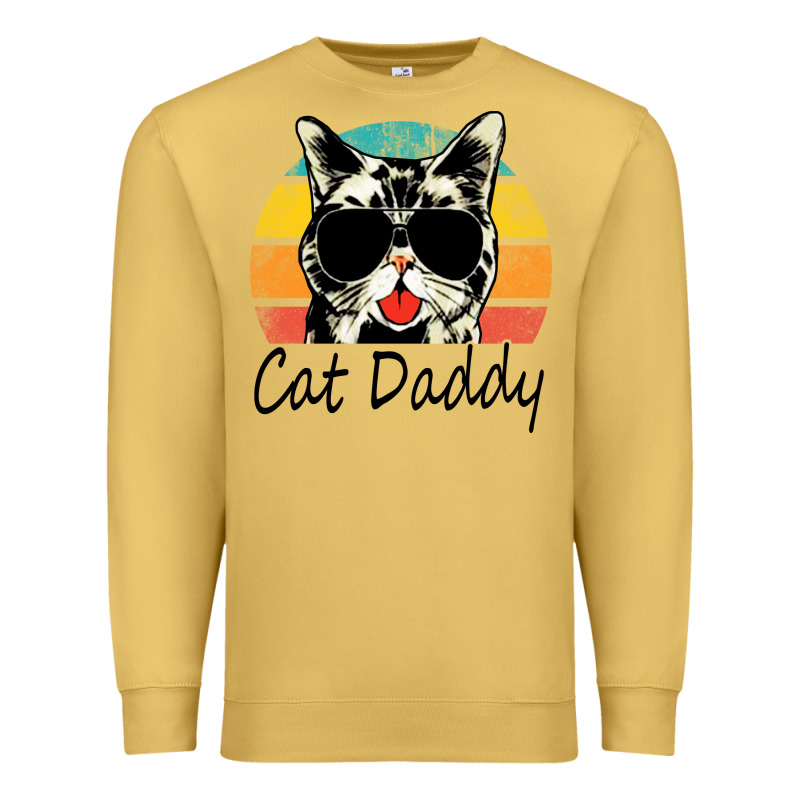 Cat Daddy Vintage Premium Sweatshirt by artisFamous | Teevron