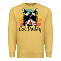Antique Gold cat daddy vintage Premium Sweatshirt - artisFamous