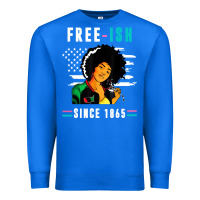 True Royal juneteenth free ish since 1865 black Premium Sweatshirt - artisFamous