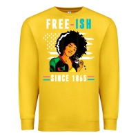 Lemon juneteenth free ish since 1865 black Premium Sweatshirt - artisFamous