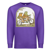Purple frog and toad Premium Sweatshirt - artisFamous