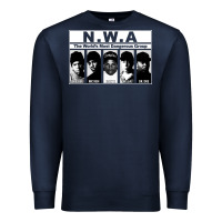 Navy n w a Premium Sweatshirt - artisFamous