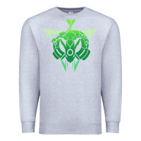 Heather Grey rayquaza Premium Sweatshirt - artisFamous