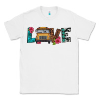 White love school bus Classic Tee - Artiststas