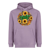 Lavender leopard cactus sunflower Heavyweight Hoodie - JahusDesignShop