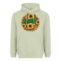 Matcha leopard cactus sunflower Heavyweight Hoodie - JahusDesignShop