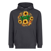 Smoke leopard cactus sunflower Heavyweight Hoodie - JahusDesignShop