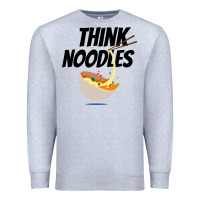 Heather Grey think noodles Premium Sweatshirt - artisFamous