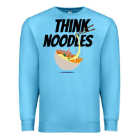Ocean Blue think noodles Premium Sweatshirt - artisFamous