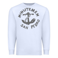 White Minutemen San Pedro Premium Sweatshirt - artisFamous
