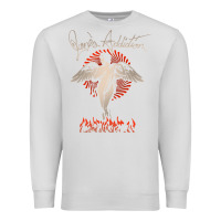 Dove Grey louder than life teather american Premium Sweatshirt - artisFamous