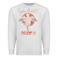Oatmeal Heather louder than life teather american Premium Sweatshirt - artisFamous