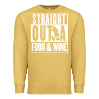 Antique Gold straight out a food and wine Premium Sweatshirt - artisFamous