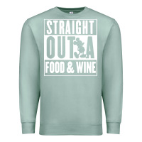 Seafoam straight out a food and wine Premium Sweatshirt - artisFamous