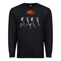 Black solar system galaxy, astronomy lover Premium Sweatshirt - artisFamous