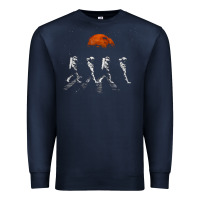 Navy solar system galaxy, astronomy lover Premium Sweatshirt - artisFamous
