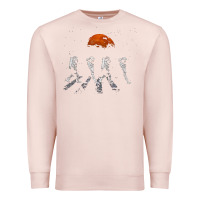 Pale Pink solar system galaxy, astronomy lover Premium Sweatshirt - artisFamous