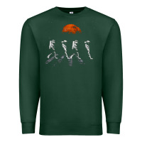 Sports Green solar system galaxy, astronomy lover Premium Sweatshirt - artisFamous