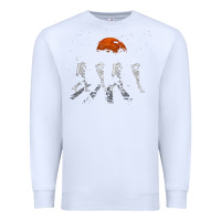 White solar system galaxy, astronomy lover Premium Sweatshirt - artisFamous