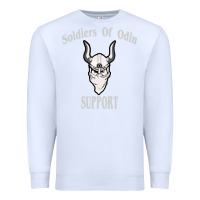 White soldiers of odin worldwide support Premium Sweatshirt - artisFamous