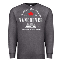 Charcoal Heather vancouver canada Premium Sweatshirt - artisFamous