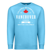Ocean Blue vancouver canada Premium Sweatshirt - artisFamous