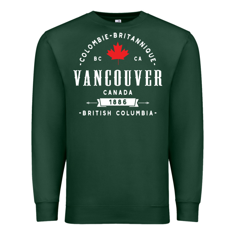 Vancouver Canada Premium Sweatshirt by artisFamous | Teevron