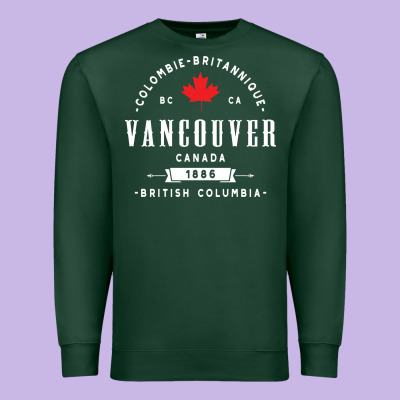 Vancouver Canada Premium Sweatshirt Designed By Artisfamous
