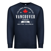 Navy vancouver canada Premium Sweatshirt - artisFamous