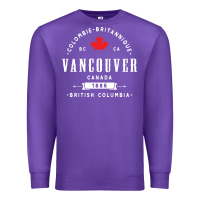 Purple vancouver canada Premium Sweatshirt - artisFamous