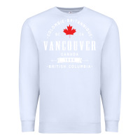 White vancouver canada Premium Sweatshirt - artisFamous
