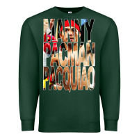 Sports Green manny pacman pacquiao philipino boxer Premium Sweatshirt - artisFamous