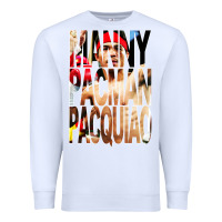 White manny pacman pacquiao philipino boxer Premium Sweatshirt - artisFamous