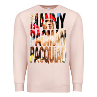 Pale Pink manny pacman pacquiao philipino boxer Premium Sweatshirt - artisFamous