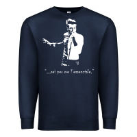 Navy marco mengoni l essenziale Premium Sweatshirt - artisFamous