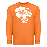 Carrot hawaiian flower Premium Sweatshirt - artisFamous