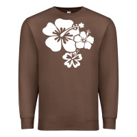 Chestnut hawaiian flower Premium Sweatshirt - artisFamous