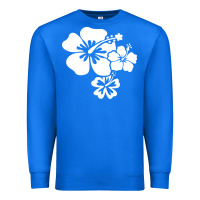 True Royal hawaiian flower Premium Sweatshirt - artisFamous
