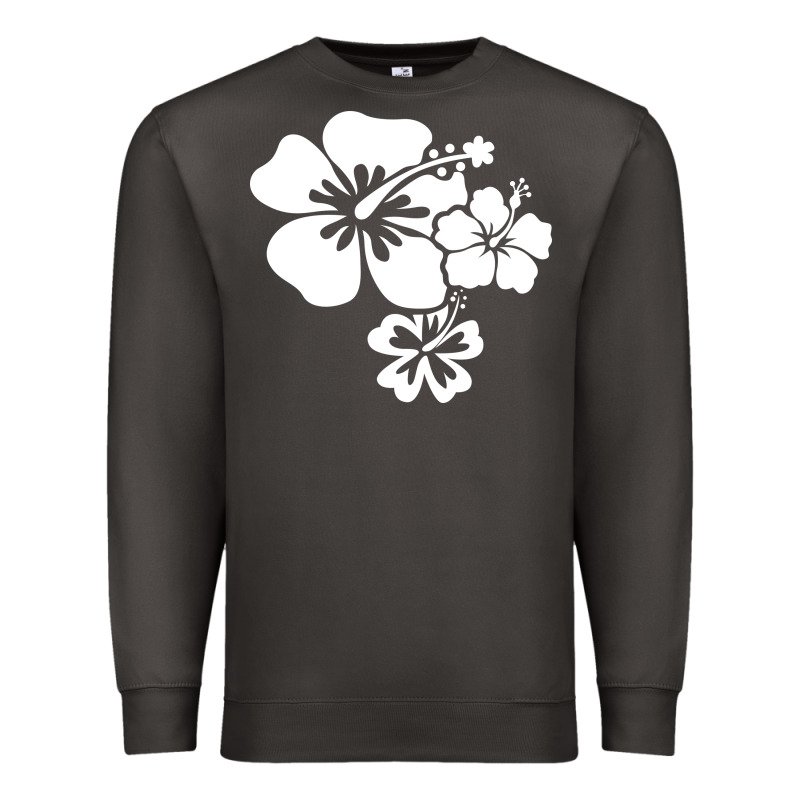Hawaiian Flower Premium Sweatshirt by artisFamous | Teevron