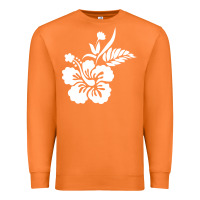 Carrot hawaiian flower Premium Sweatshirt - artisFamous