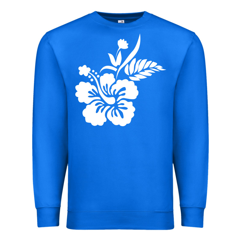 Hawaiian Flower Premium Sweatshirt by artisFamous | Teevron