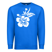 True Royal hawaiian flower Premium Sweatshirt - artisFamous