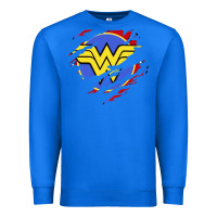True Royal tear off wonder woman shield Premium Sweatshirt - artisFamous