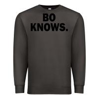 Smoke bo knows (black text) Premium Sweatshirt - artisFamous